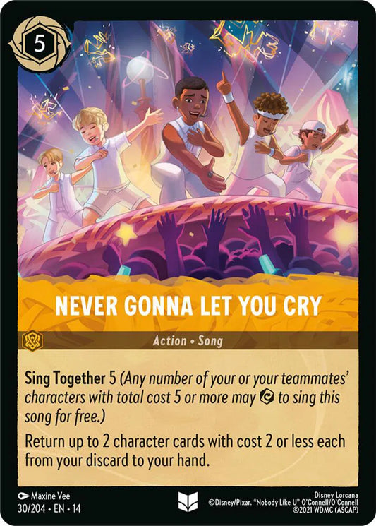 Never Gonna Let You Cry - Cold Foil - 30/204