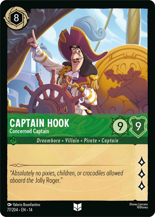 Captain Hook - Concerned Captain - Normal - 77/204