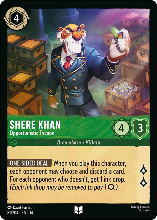 Shere Khan - Opportunistic Tycoon - Cold Foil - 81/204