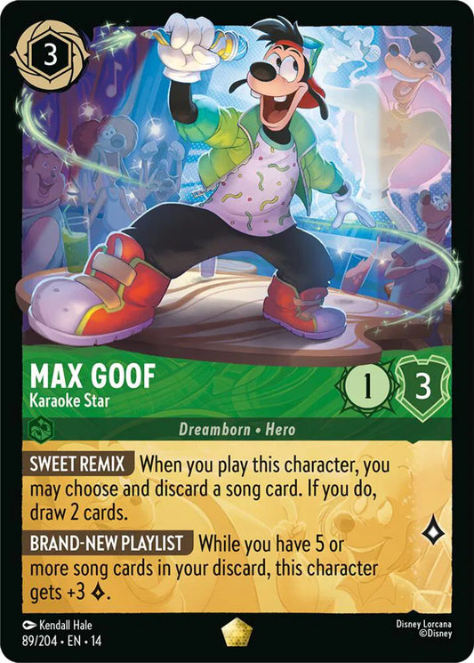 Max Goof - Karaoke Star - Cold Foil - 89/204