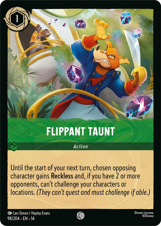 Flippant Taunt - Normal - 98/204