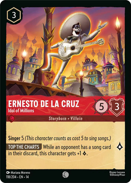 Ernesto de la Cruz - Idol of Millions - Normal - 118/204