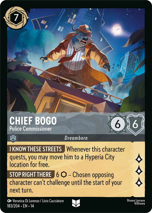 Chief Bogo - Police Commissioner - Cold Foil - 183/204